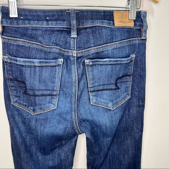 American Eagle Hi Rise Jeggings Size 4 Long - Picture 4 of 10